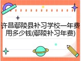 许昌鄢陵县补习学校一年费用多少钱(鄢陵补习年费)