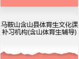 马鞍山含山县体育生文化课补习机构(含山体育生辅导)