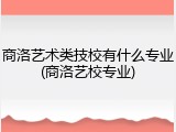 商洛艺术类技校有什么专业(商洛艺校专业)