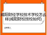 咸阳财经学校技术学校怎么样(咸阳财校技校如何)