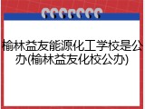 榆林益友能源化工学校是公办(榆林益友化校公办)