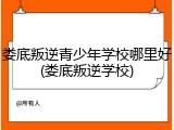 娄底叛逆青少年学校哪里好(娄底叛逆学校)