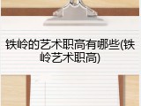 铁岭的艺术职高有哪些(铁岭艺术职高)