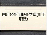 四川轻化工职业学院(川工职院)