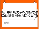 临沂鲁洲电力学校职校怎么样(临沂鲁洲电力职校如何)