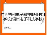 广西梧州电子科技职业技术学校(梧州电子科技学校)