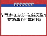 毕节水电技校半边脑壳拦车要钱(毕节拦车讨钱)