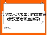 武汉美术艺考集训画室推荐(武汉艺考画室推荐)