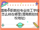 渭南中职数控专业技工学校怎么样在哪里(渭南数控技校地址)