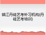 镇江丹徒艺考补习机构(丹徒艺考培训)