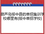 葫芦岛绥中县的单招集训学校哪里有(绥中单招学校)