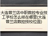 大连普兰店中职数控专业技工学校怎么样在哪里(大连普兰店数控技校位置)