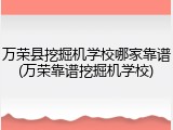 万荣县挖掘机学校哪家靠谱(万荣靠谱挖掘机学校)
