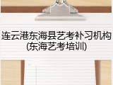 连云港东海县艺考补习机构(东海艺考培训)
