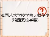鸡西艺术学校学费大概多少(鸡西艺校学费)