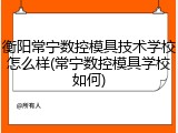 衡阳常宁数控模具技术学校怎么样(常宁数控模具学校如何)
