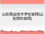 山东商业技术学校官网(山东商校官网)