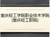 重庆轻工学院职业技术学院(重庆轻工职院)