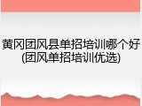 黄冈团风县单招培训哪个好(团风单招培训优选)