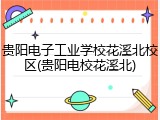 贵阳电子工业学校花溪北校区(贵阳电校花溪北)