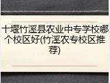 十堰竹溪县农业中专学校哪个校区好(竹溪农专校区推荐)