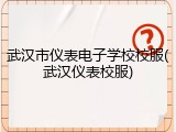 武汉市仪表电子学校校服(武汉仪表校服)