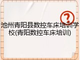 池州青阳县数控车床培训学校(青阳数控车床培训)