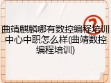 曲靖麒麟哪有数控编程培训中心中职怎么样(曲靖数控编程培训)
