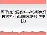 阿里噶尔县数控学校哪家好技校招生(阿里噶尔数控技校)