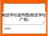 叛逆学校宣传图(叛逆学校广告)