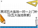 黑河五大连池一对一上门补习(五大连池家教)