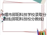 十堰市郧阳科技学校录取分数线(郧阳科技校分数线)