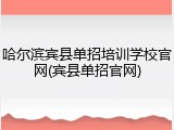 哈尔滨宾县单招培训学校官网(宾县单招官网)