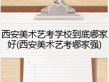 西安美术艺考学校到底哪家好(西安美术艺考哪家强)