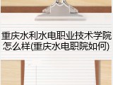 重庆水利水电职业技术学院怎么样(重庆水电职院如何)