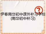 伊春南岔初中课外补习学校(南岔初中补习)