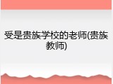 受是贵族学校的老师(贵族教师)