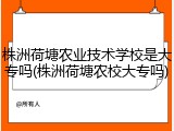 株洲荷塘农业技术学校是大专吗(株洲荷塘农校大专吗)