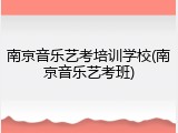 南京音乐艺考培训学校(南京音乐艺考班)