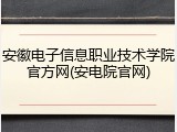安徽电子信息职业技术学院官方网(安电院官网)