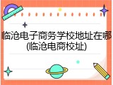 临沧电子商务学校地址在哪(临沧电商校址)