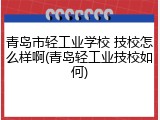 青岛市轻工业学校 技校怎么样啊(青岛轻工业技校如何)