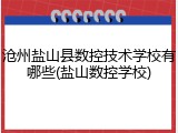 沧州盐山县数控技术学校有哪些(盐山数控学校)
