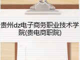 贵州dz电子商务职业技术学院(贵电商职院)