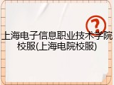 上海电子信息职业技术学院校服(上海电院校服)