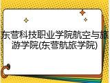东营科技职业学院航空与旅游学院(东营航旅学院)