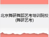 北京舞研舞蹈艺考培训院校(舞研艺考)