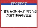 东营科技职业技术学院在哪(东营科技学院位置)