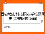西安城市科技职业学校黑历史(西安职校负面)