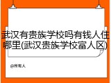 武汉有贵族学校吗有钱人住哪里(武汉贵族学校富人区)